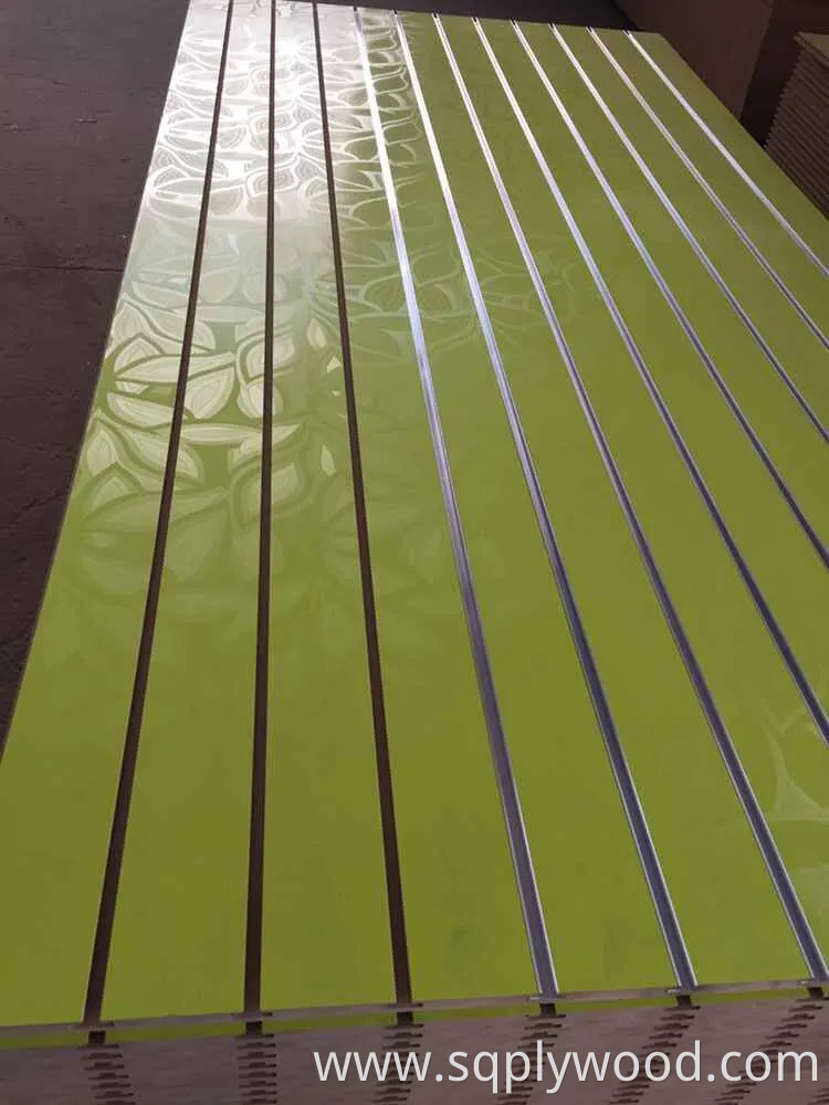 Melamine Faced Slotted MDF with 7, 9 or 11 Slots